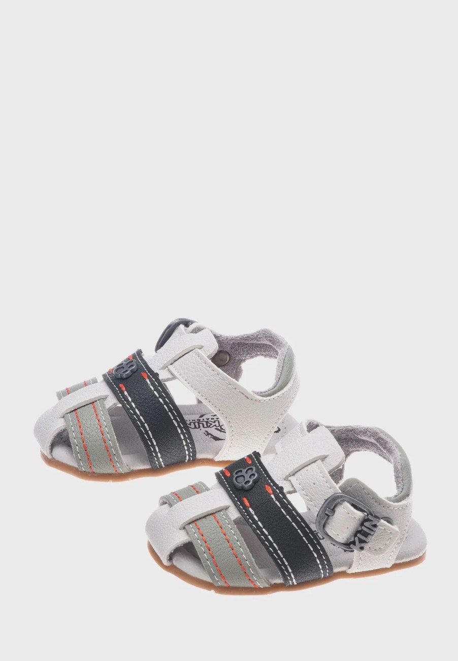 Sandals & Slydes | * Klin Kids Back Striped Sandals