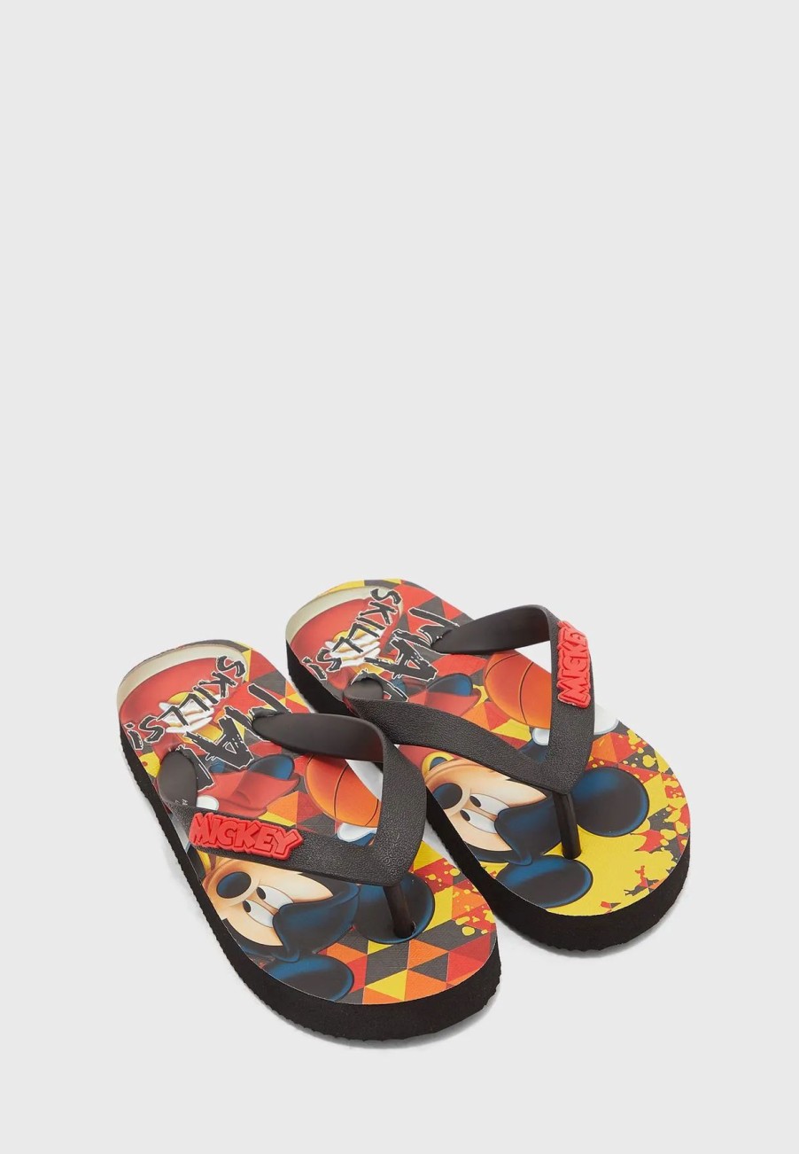 Sandals & Slydes | * Disney Kids Mickey Mouse Flip Flops