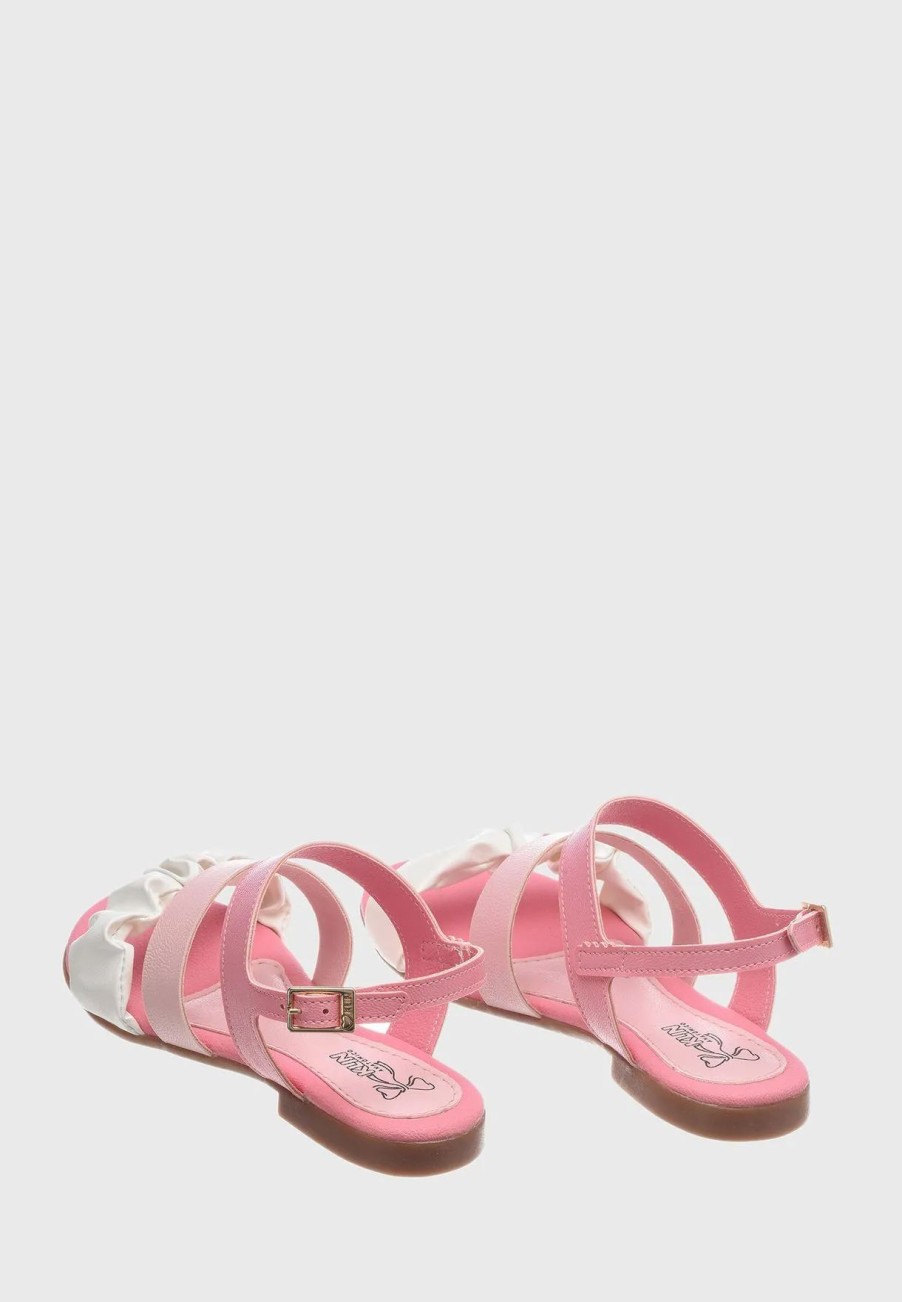 Sandals & Slydes | * Klin Kids Velcro Back Striped Sandals