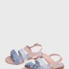 Sandals & Slydes | * Klin Kids Velcro Back Striped Sandals