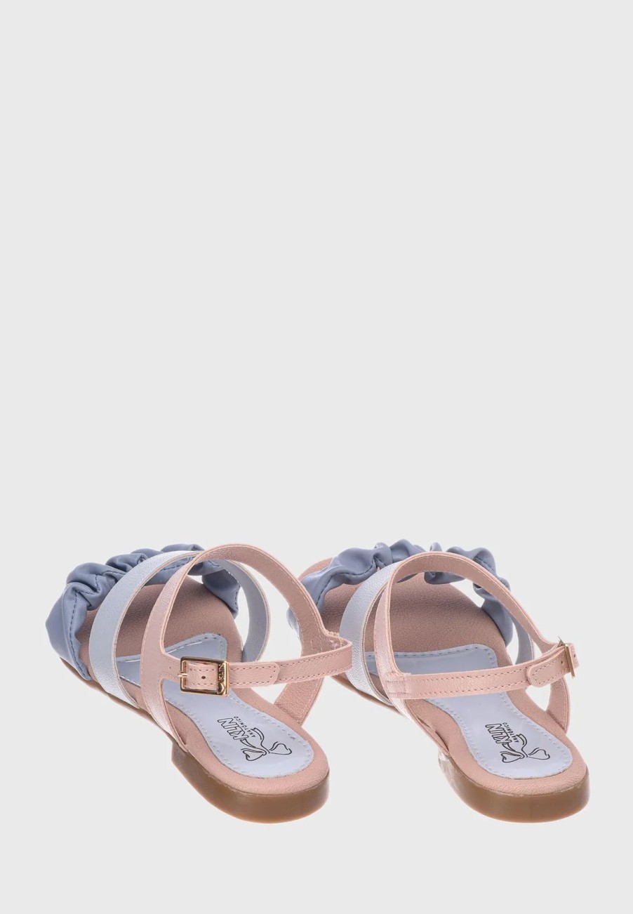 Sandals & Slydes | * Klin Kids Velcro Back Striped Sandals