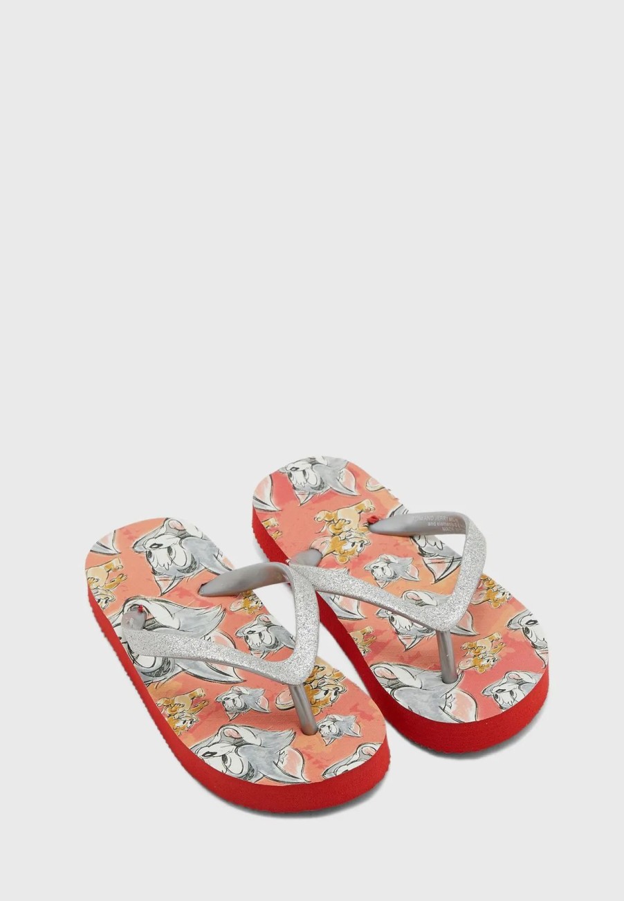 Sandals & Slydes | * Warner Bros Kids Tom & Jerry Flip Flops