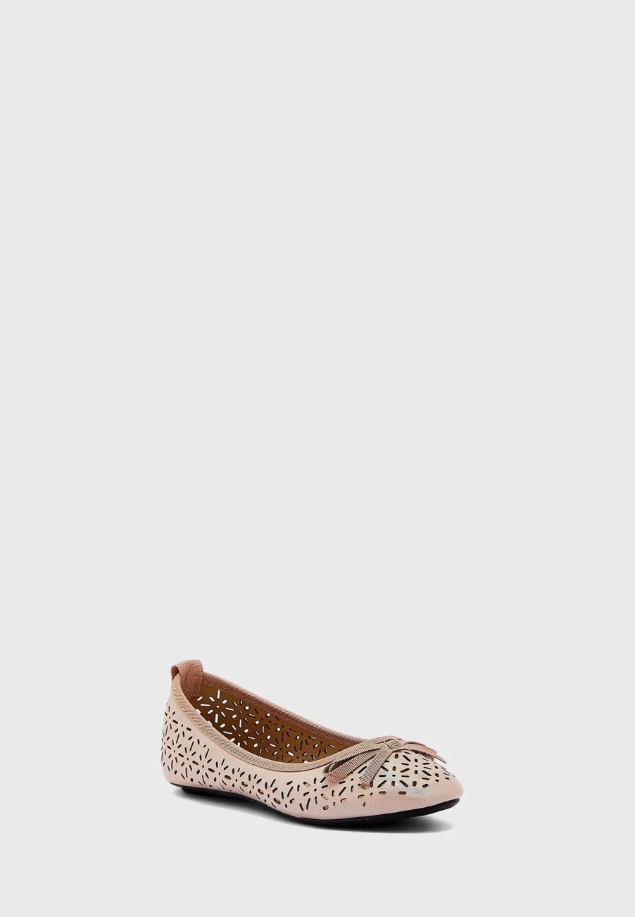 Ballerinas & Slip Ons | * Pinata Punched Lace Front Ballerina