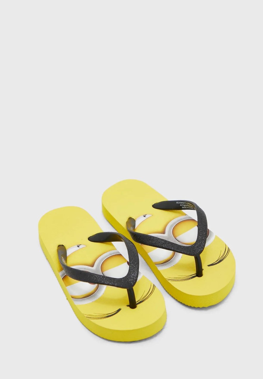 Sandals & Slydes | * Universal Kids Minions Flip Flops