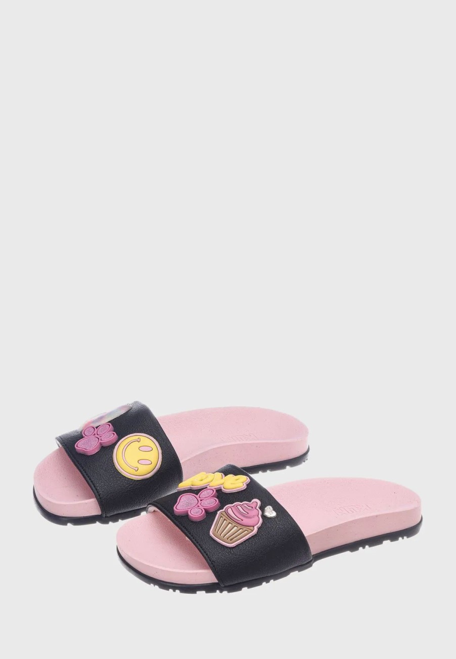 Sandals & Slydes | * Klin Kids Heart Print Slide