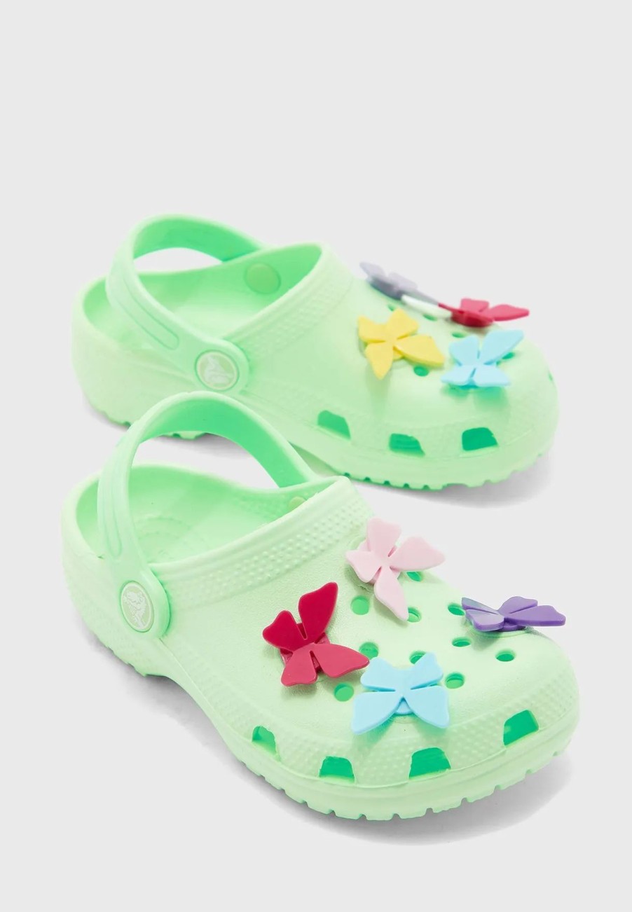 Sandals & Slydes | * Crocs Kids Butterfly Charm Sandal