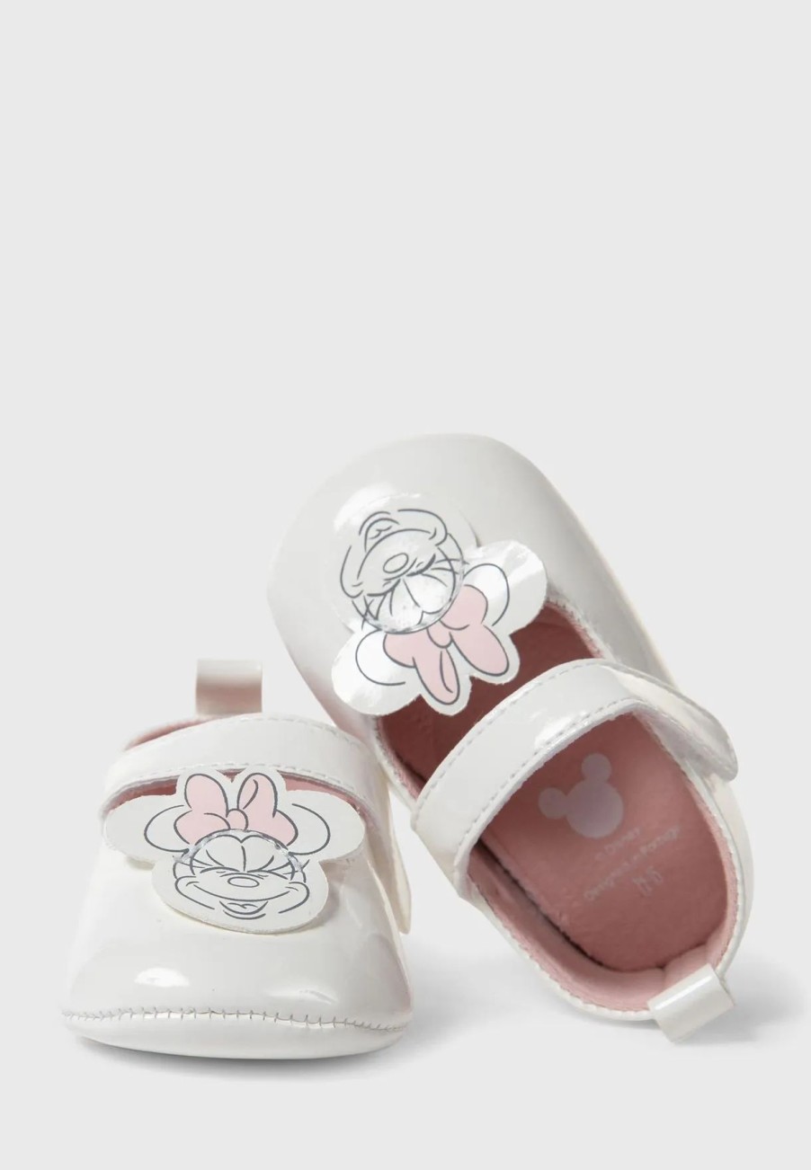 Ballerinas & Slip Ons | * Zippy Infant Minnie Mouse Velcro Ballerinas