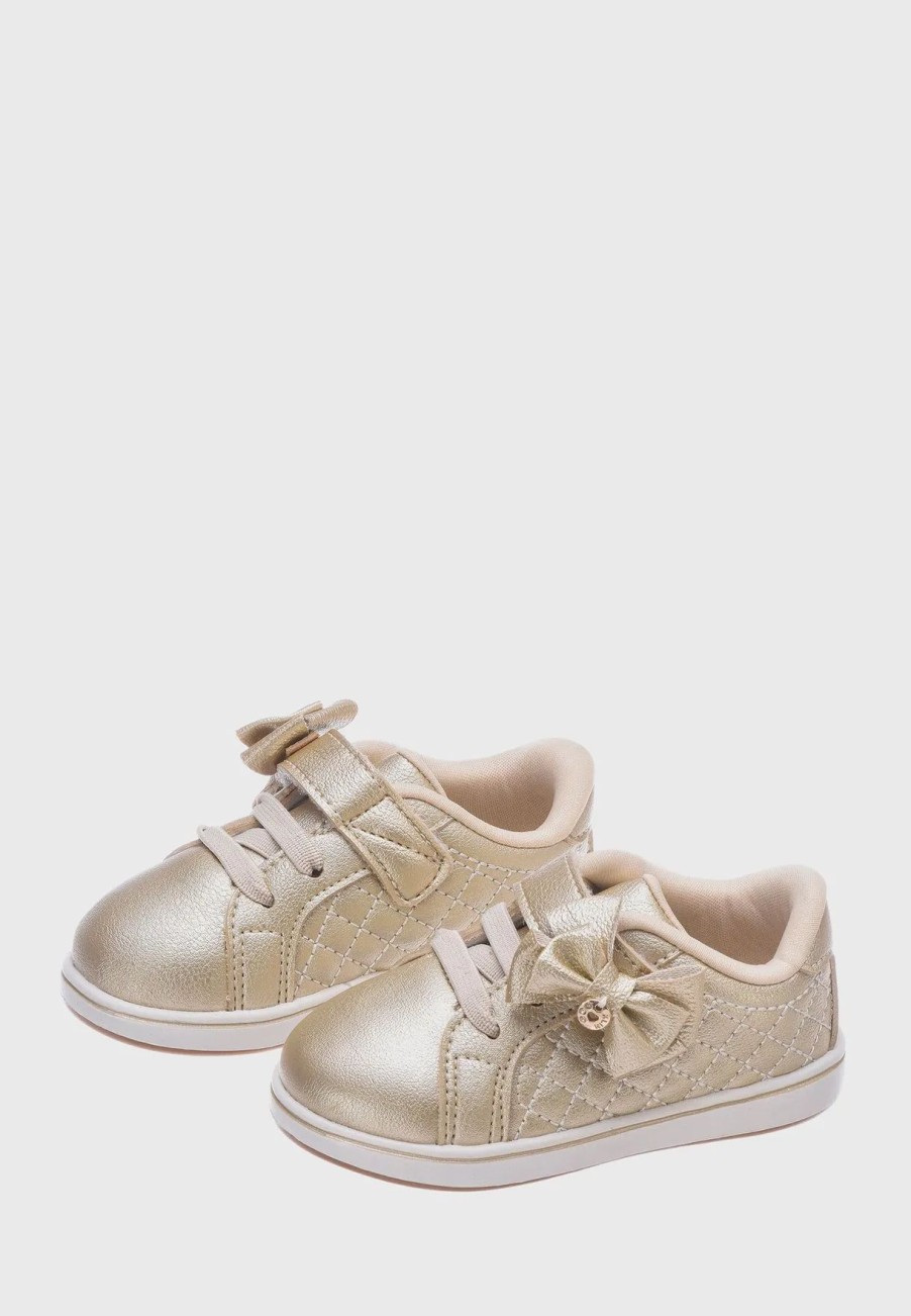 Sneakers | * Klin Kids Front Bow Low Top Sneakers