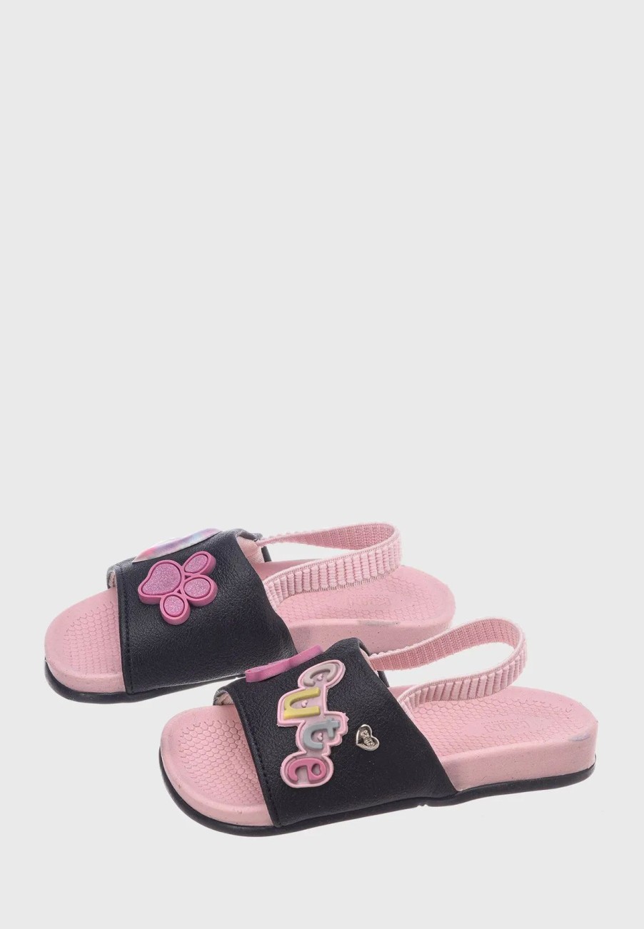 Sandals & Slydes | * Klin Kids Heart Print Slydes