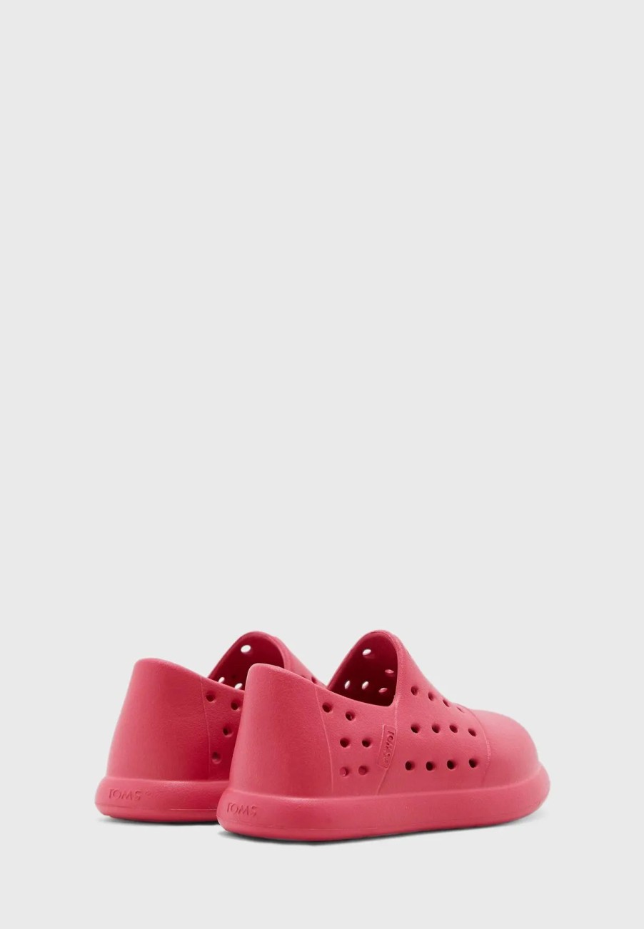 Ballerinas & Slip Ons | * Toms Kids Raspbery Print Slip Ons