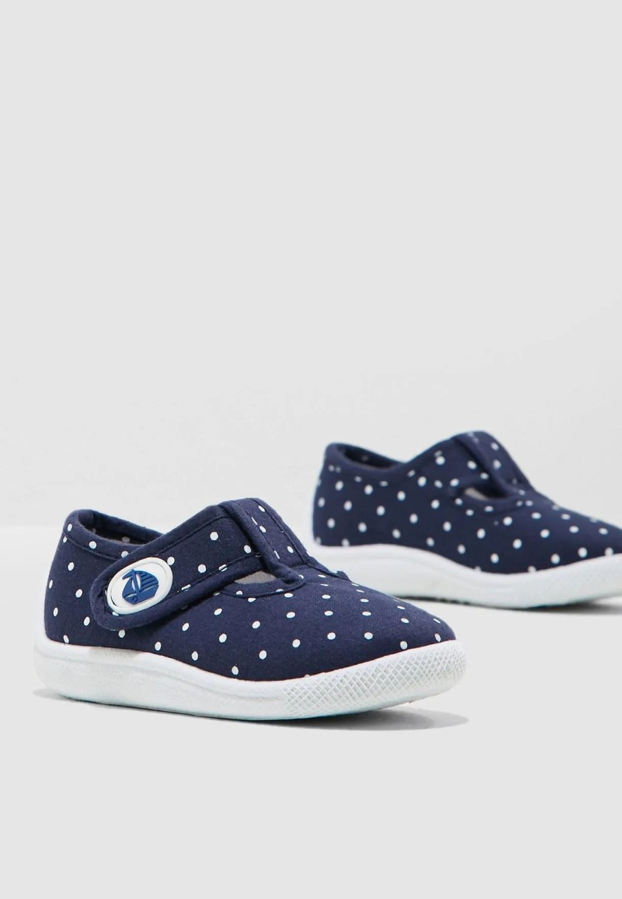 Ballerinas & Slip Ons | * Jojo Maman Bebe Kids Dotted Slip On