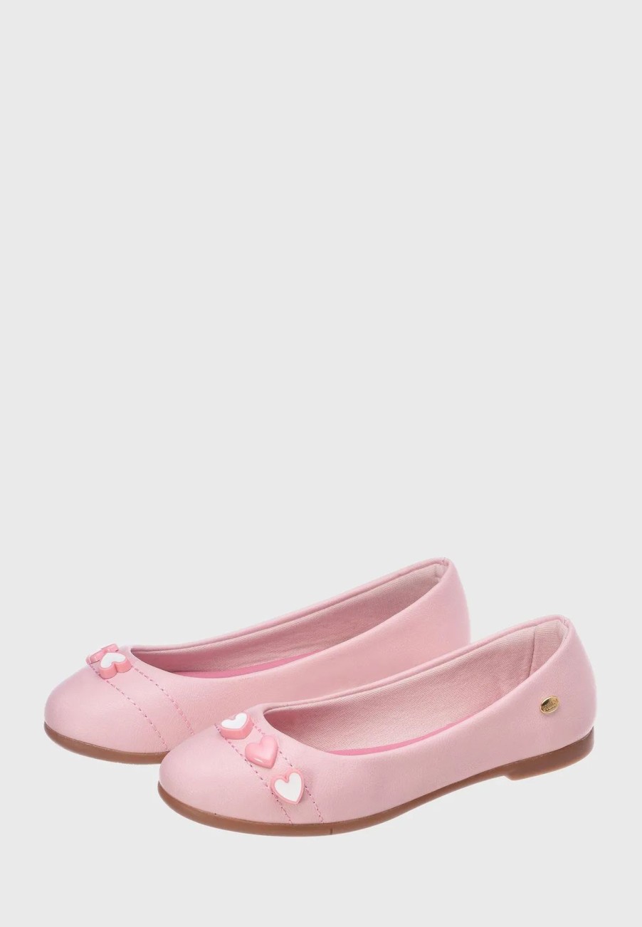 Ballerinas & Slip Ons | * Klin Kids Heart Print Slip On Ballerinas