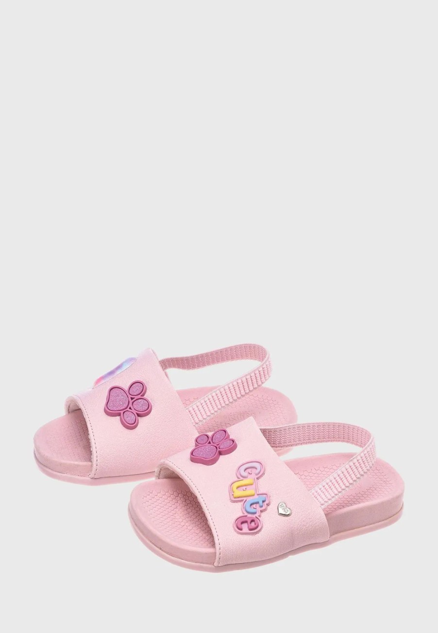 Sandals & Slydes | * Klin Kids Heart Print Slydes