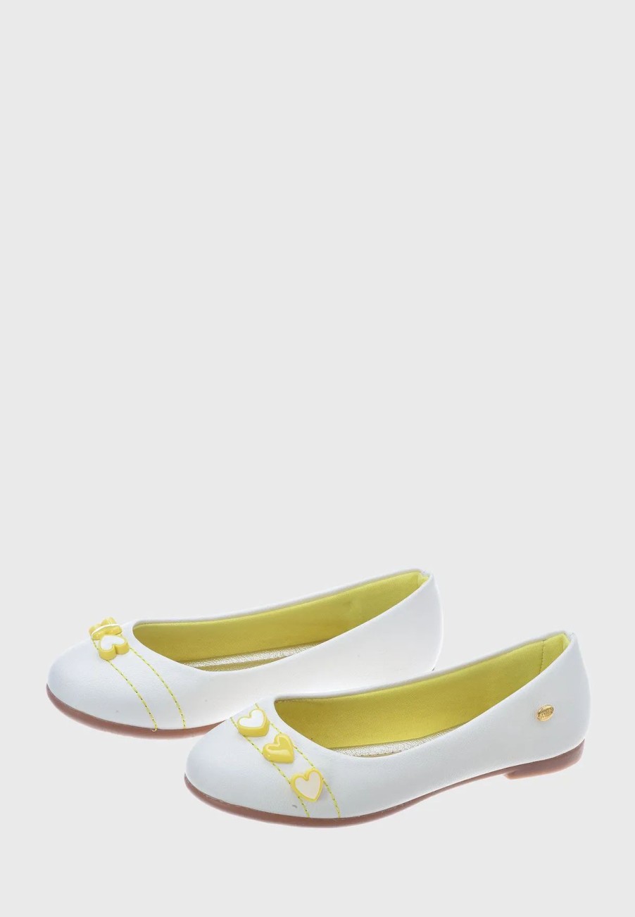 Ballerinas & Slip Ons | * Klin Kids Heart Print Slip On Ballerinas