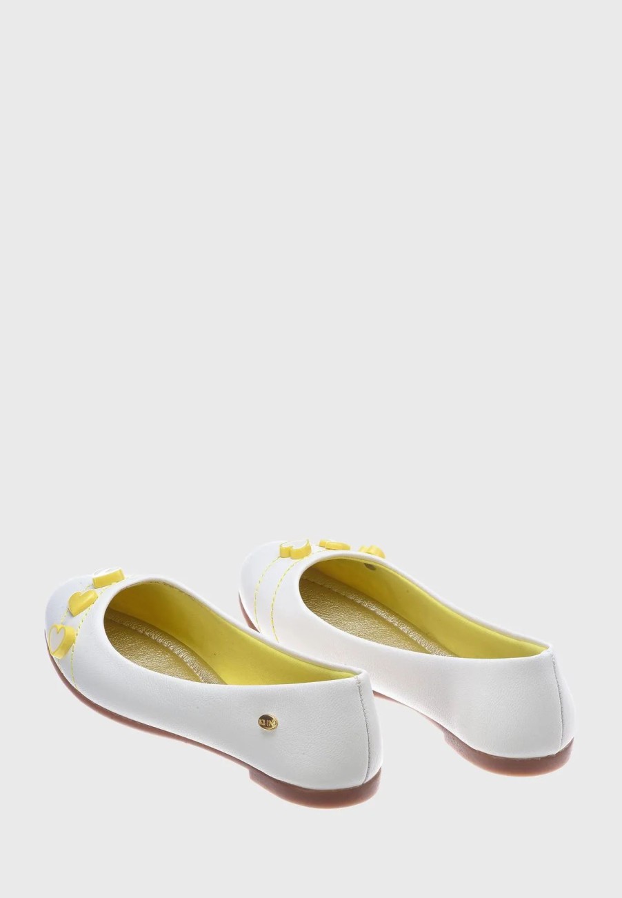 Ballerinas & Slip Ons | * Klin Kids Heart Print Slip On Ballerinas